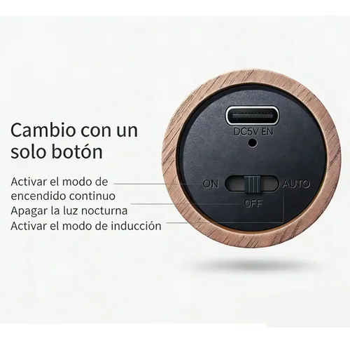 Aplique Magnético Led Con Carga Usb Y Sensor De Movimiento Blanco 16
