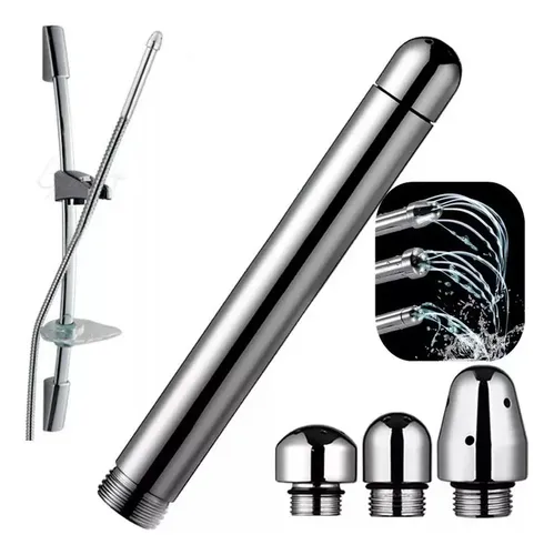 Ducha Anal Vaginal Enema Para Lavado Enjuague 3 Cabezales 11