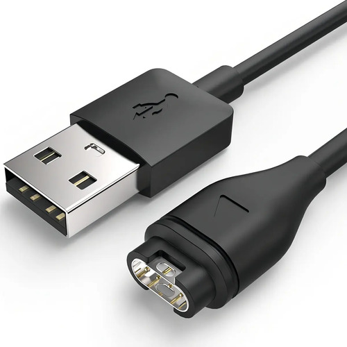 Cable De Carga Usb Para Relojes Garmin Fenix Y Forerunner Negro 3