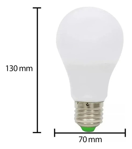 Pack 5 Ampolletas Led 15w E27 Sec Luz Cálida/fría Hbled 4