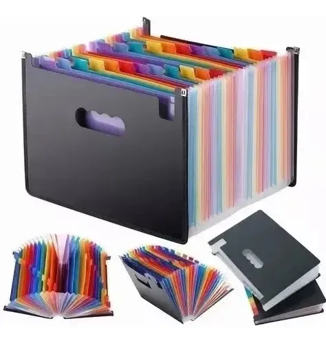 A4 Carpeta Organizadora Clasificadora Archivo 24 Fuelles 5