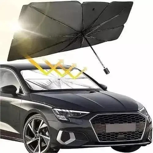 Quitasol Parasol Parabrisas Auto Tipo Sombrilla Cubre Sol 10