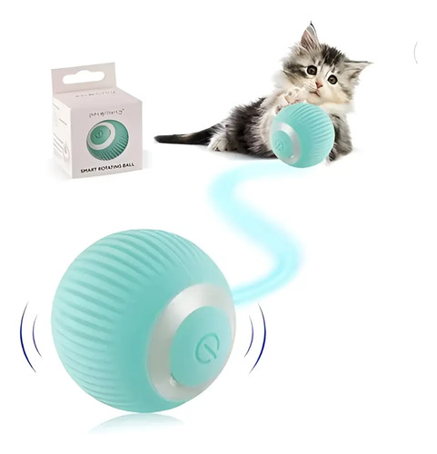 Pet Gravity Juguete Gato Bola Interactivo Inteligente Recarg Azul 13