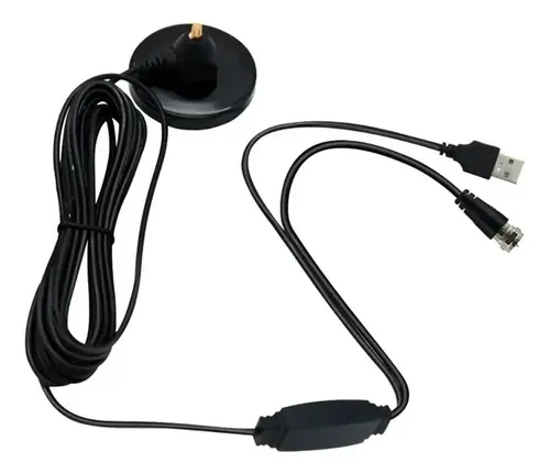 Antena Tv Digital Interior Hd Amplificada Por Usb 10m Negro 9