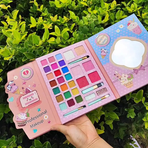 Juego De Juguetes De Maquillaje Cosmético Para Niños Set De 17