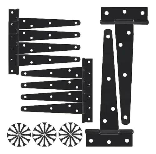 10pcs Bisagras Alcayata Para Portón En T 8 Pulgadas Antióxid 17