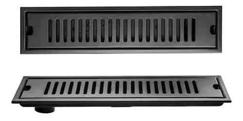 Drenaje Lateral Desagüe De Baño 40x10cm Rectangular Espesar 8