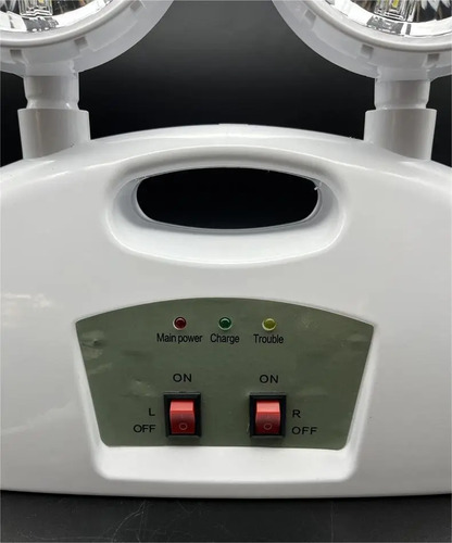 Lámpara De Emergencia Led 2 Focos 18 Leds Recargable Philco Blanco 6