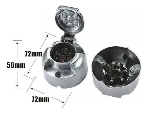 Set Enchufe Macho Y Hembra Carro Arrastre Remolque Trailer 15