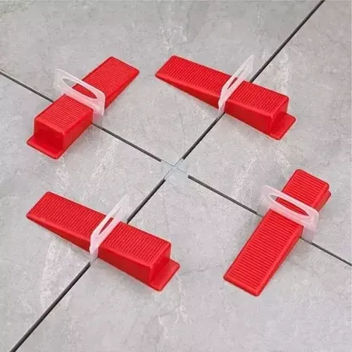 Clips Separador Nivelador De Cerámica 1.5mm / 100pcs Transparente 7