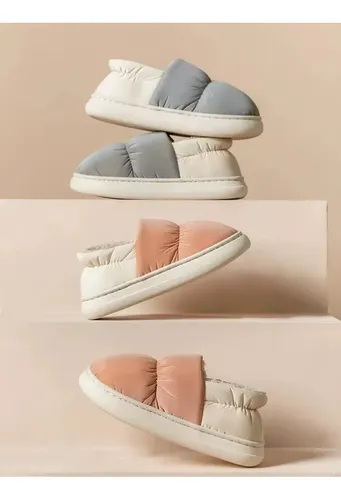 Pantuflas Todo Incluido Impermeables Y De Algodón Polar 20