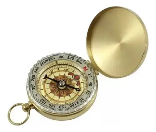 Brujula Vintage Estilo Antigua Camping Outdoor Envio Gratis Dorado 14
