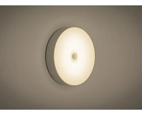 Luz Emergencia Recargable Led Con Sensor De Movimiento Y Luz Amarillo 8