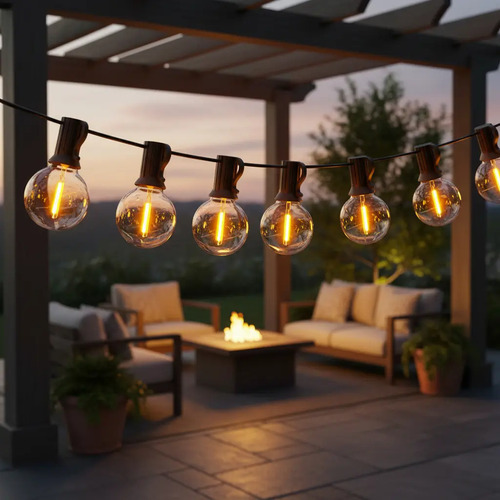 Cadena De 25 Luces De 15 M Que Se Puede Conectar En Serie Blanco Cálido 9