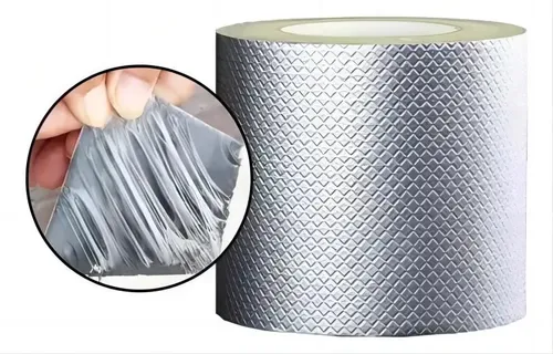 Cinta Sellador Butilo Techo Gotera Impermeable 100mm X 10m Plata