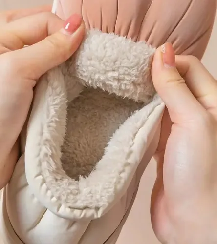Pantuflas Todo Incluido Impermeables Y De Algodón Polar 15