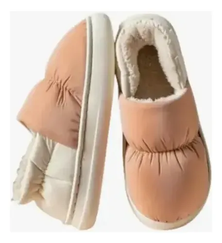 Pantuflas Todo Incluido Impermeables Y De Algodón Polar 11