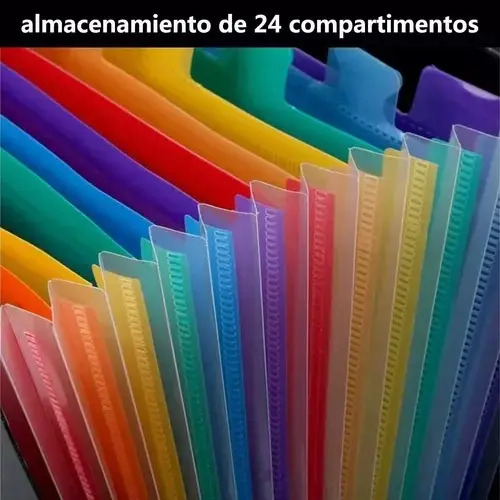 A4 Carpeta Organizadora Clasificadora Archivo 24 Fuelles 11