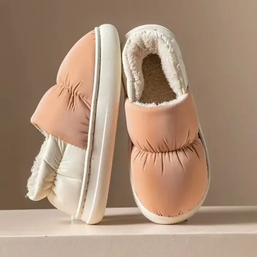 Pantuflas Todo Incluido Impermeables Y De Algodón Polar 17