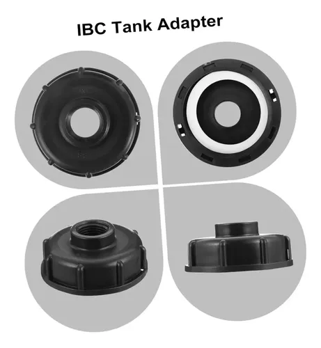 Tapa Adaptador S60x6 Ibc Ó Bidón Con Salida1pulgada 32mm 2pc 10