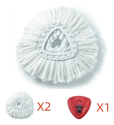 Mopa Balde Easy Wring Clean Para Repuesto Repuesto Blanco 9