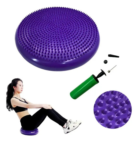 Disco De Balance Y Equilibrio Mini Bosu Erizo Yoga/ejercicio