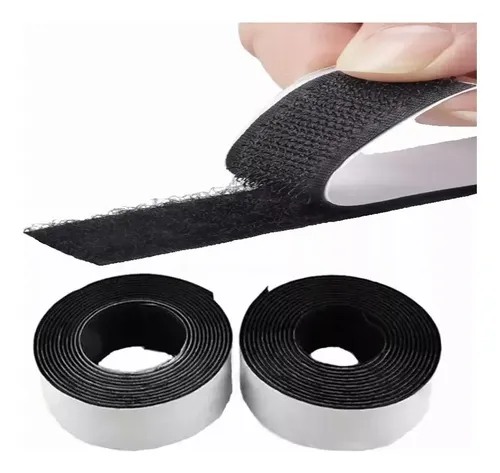 Velcro Autoadhesivo Por 2cm 10 Metros Negro Negro Velcro 11