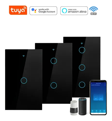 Apagador Inteligente Wifi Sin Cable Neutro 1,2 O 3 Canales 20