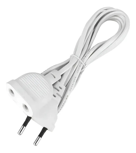 Extensión Electrica 5 Metros 200w Para Cámara,led,adaptador Blanco 5