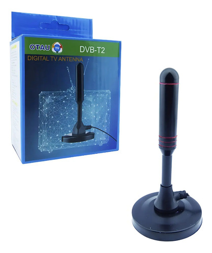 Antena Tv Digital Interior Hd Amplificada Por Usb 10m Negro 6