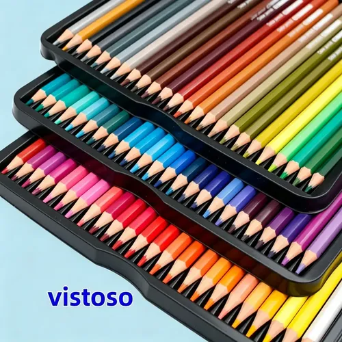 Lápices De Colores Hota 72 Unidades Artísticos Estuche Metálico Color 20