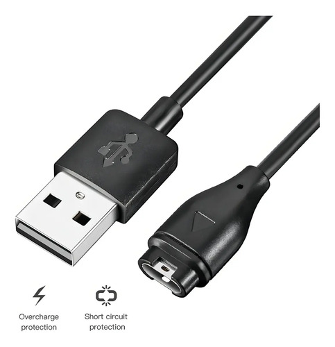 Cable De Carga Usb Para Relojes Garmin Fenix Y Forerunner Negro 2