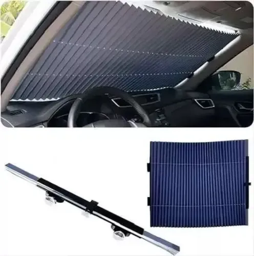 Quitasol Retractil Parasol Enrollable Parabrisas Auto 70x160 17