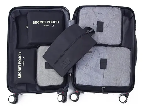 Set 6 Organizadores De Equipaje De Viaje Bolsa Ropa Interior 19