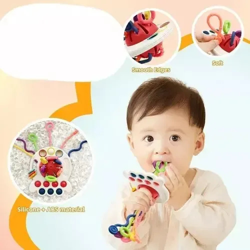 Juguetes Sensoriales Para Bebés Montessori 4 En 1 Multiuso 5