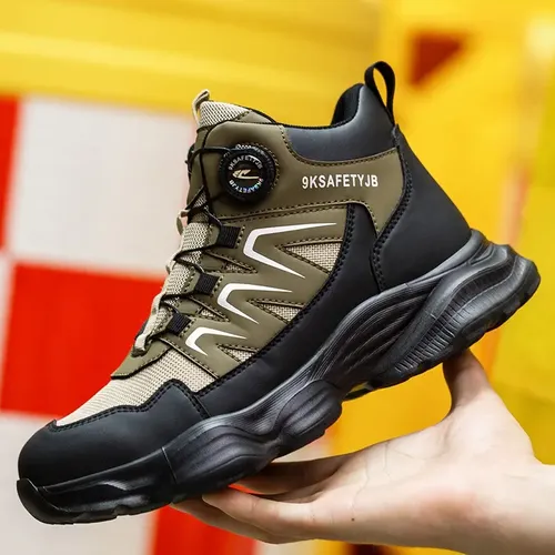 Botas De Seguridad Hombre Trabajo De Zapato Tenis Industrial 4