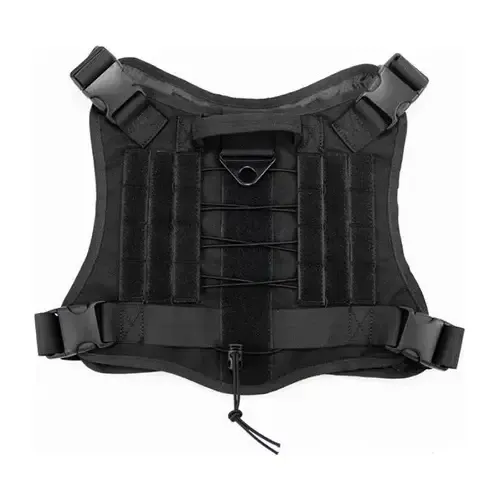Arnés Táctico Profesional Ajustables Para Perros Grandes Color Negro Talla Del Arnés Xl 10