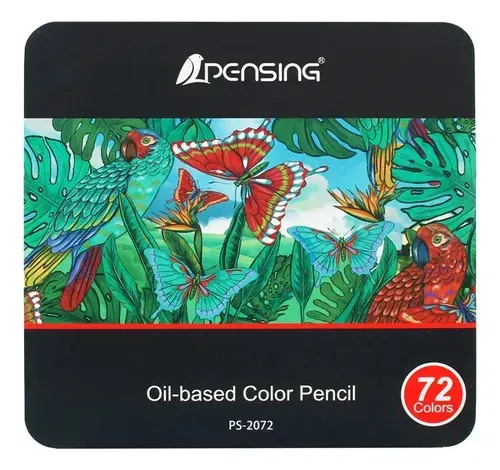 Lápices De Colores Hota 72 Unidades Artísticos Estuche Metálico Color 11