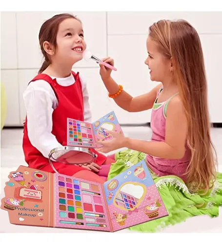 Juego De Juguetes De Maquillaje Cosmético Para Niños Set De 14