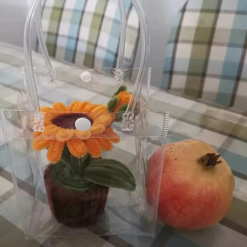 25 Bolsa Regalo Con Asa Transparentes Boda Bautizo Recuerdos Transparente 25 Bolsa Regalo Con Asa Transparentes Boda Bautizo Recuerdos 4