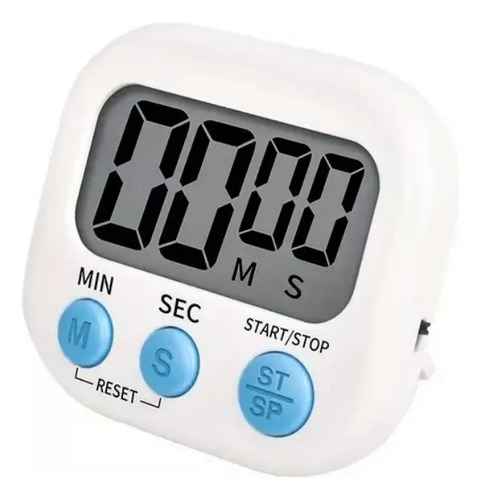 Temporizador Cronómetro Digital Para Cocina Blanco Despertador