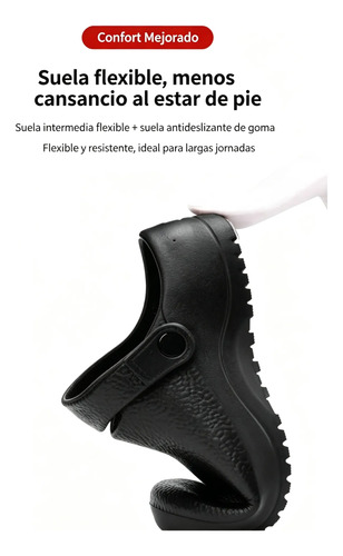 Zapato Para Chef Cocina Masculino Cómodo Antideslizantes 19