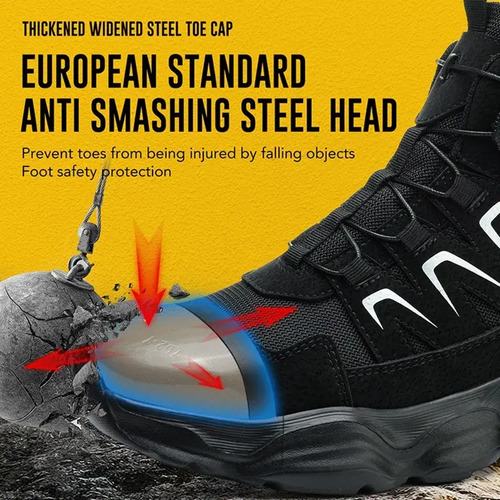 Botas De Seguridad Hombre Trabajo De Zapato Tenis Industrial 17
