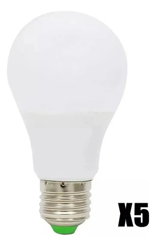 Pack 5 Ampolletas Led 15w E27 Sec Luz Cálida/fría Hbled 20