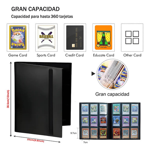 Álbum Para 360 Cartas Coleccionables Falatale Con 20 Hojas 7