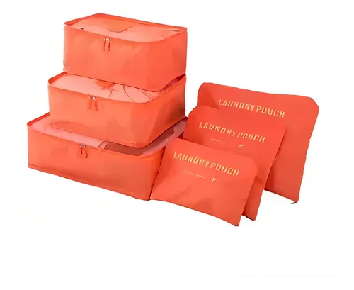 Set 6 Organizadores De Equipaje De Viaje Bolsa Ropa Interior 17
