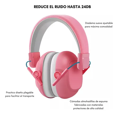 Audífonos Antiruido Niños Y Jóvenes Con Autismo Tdah Rap 3