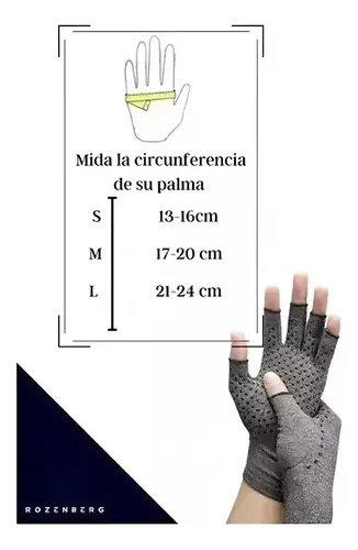 Guantes Cobre Compresión Artritis Tendinitis Túnel Carpiano 10