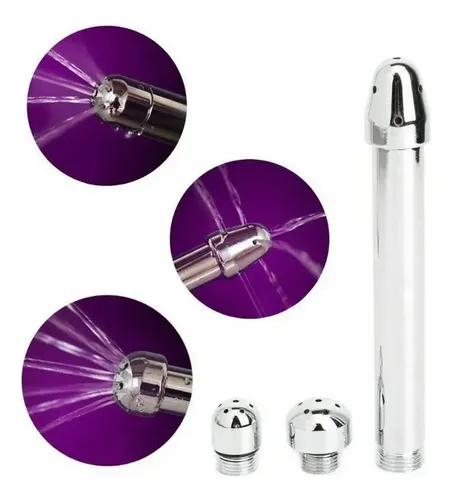 Ducha Anal Vaginal Enema Para Lavado Enjuague 3 Cabezales 9