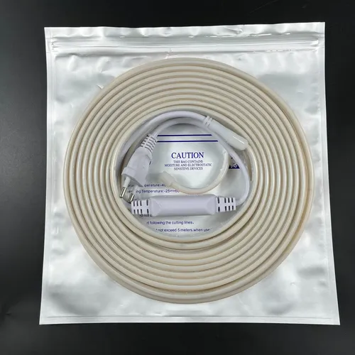 Tira De Luces Cob De Silicona Para Interiores (juego De 10m) 3000k Blanco Cálido/luz Cálida Blanco Lechoso Conjunto De 10 M 10
